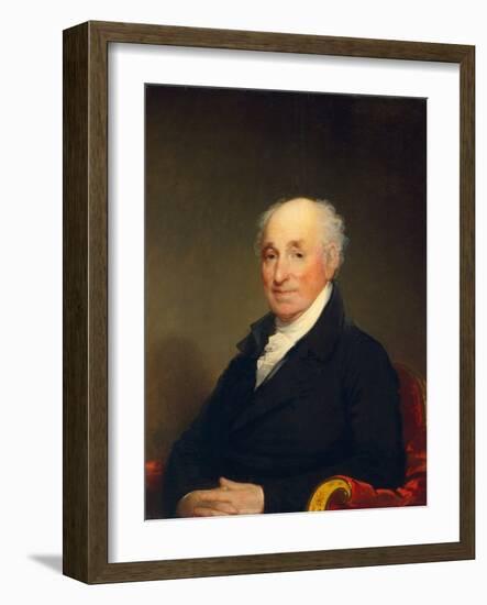 General Amasa Davis, C.1820 (Oil on Panel)-Gilbert Stuart-Framed Giclee Print