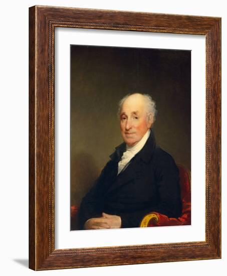 General Amasa Davis, C.1820 (Oil on Panel)-Gilbert Stuart-Framed Giclee Print