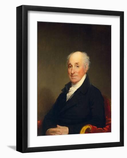 General Amasa Davis, C.1820 (Oil on Panel)-Gilbert Stuart-Framed Giclee Print