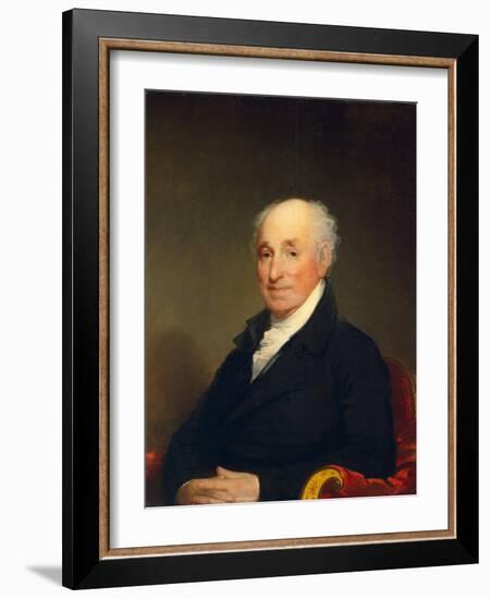 General Amasa Davis, C.1820 (Oil on Panel)-Gilbert Stuart-Framed Giclee Print