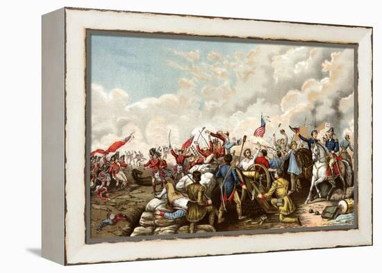 General Andrew Jackson's Victory over the British at New Orleans, c.1815-null-Framed Premier Image Canvas