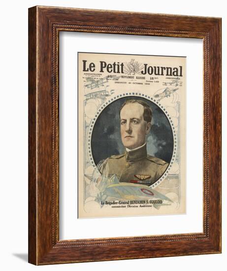 General Benjamin Foulois, Chief of Air Service for the American Expeditionary Forces-null-Framed Art Print