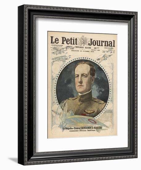 General Benjamin Foulois, Chief of Air Service for the American Expeditionary Forces-null-Framed Art Print