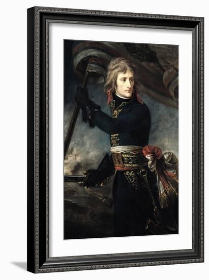 General Bonaparte (1769-1821) on the Bridge at Arcole, 17th November 1796-Antoine-Jean Gros-Framed Giclee Print