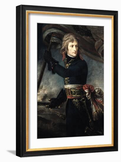 General Bonaparte (1769-1821) on the Bridge at Arcole, 17th November 1796-Antoine-Jean Gros-Framed Giclee Print