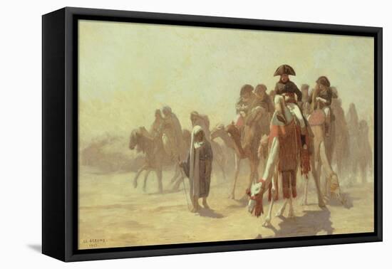 General Bonaparte with His Military Staff in Egypt, 1863-Jean Leon Gerome-Framed Premier Image Canvas