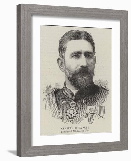 General Boulanger-null-Framed Giclee Print