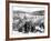 General Bourbaki's Defeated French Army in Switzerland, February 1871-null-Framed Giclee Print