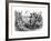 General Burgoyne Addressing the Indians, 1777-null-Framed Giclee Print