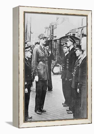 General Charles De Gaulle-null-Framed Premier Image Canvas