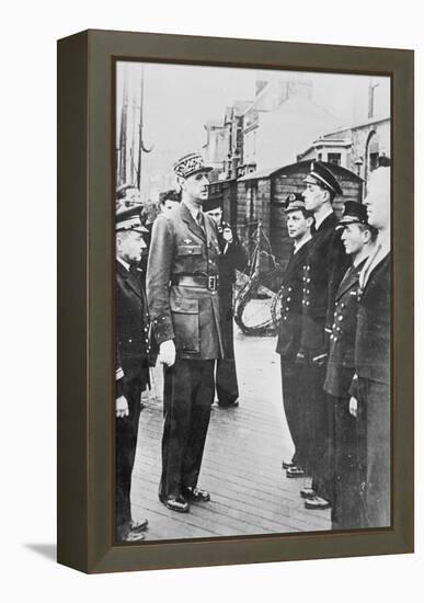 General Charles De Gaulle-null-Framed Premier Image Canvas
