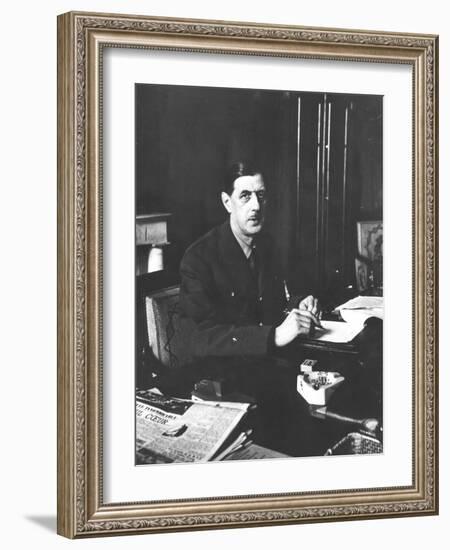 General Charles De Gaulle-null-Framed Photographic Print