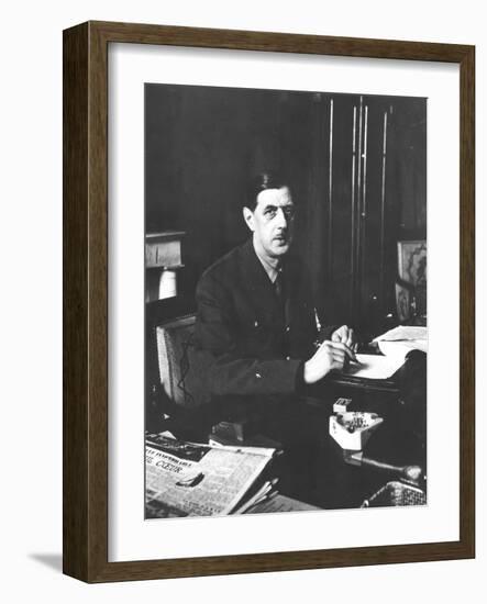 General Charles De Gaulle-null-Framed Photographic Print