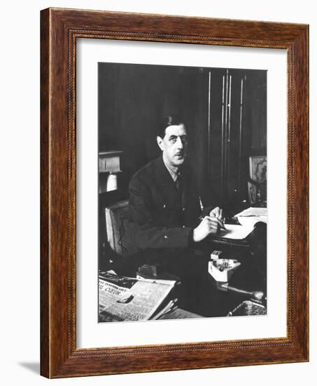General Charles De Gaulle-null-Framed Photographic Print