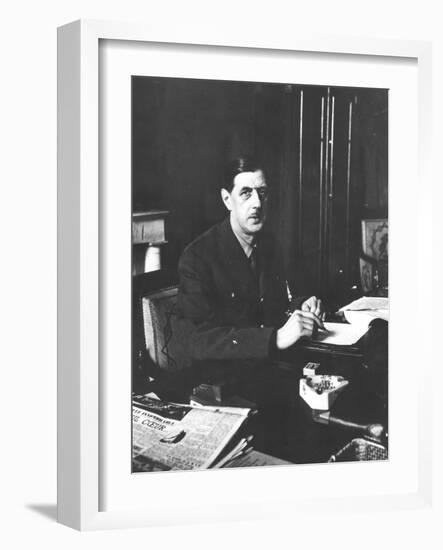 General Charles De Gaulle-null-Framed Photographic Print