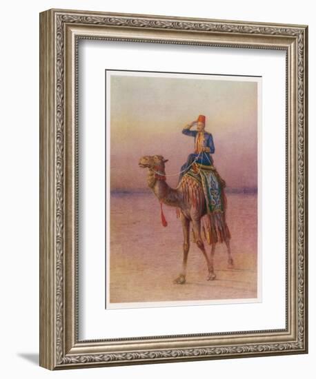 General Charles Gordon's Single-Handed Expedition to Dava on a Camel-Howard Davie-Framed Photographic Print