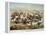 General Custer's Last Stand at the Battle of Little Bighorn, June 25, 1876-null-Framed Premier Image Canvas