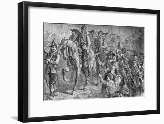 'General Dalzell Entering Edinburgh', July 1666, (c1880)-Unknown-Framed Giclee Print