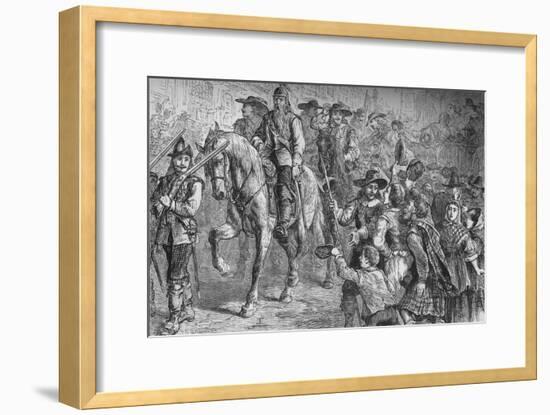 'General Dalzell Entering Edinburgh', July 1666, (c1880)-Unknown-Framed Giclee Print