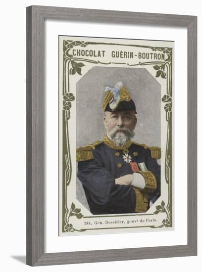 General Dessirier, Gouverneur De Paris-null-Framed Giclee Print