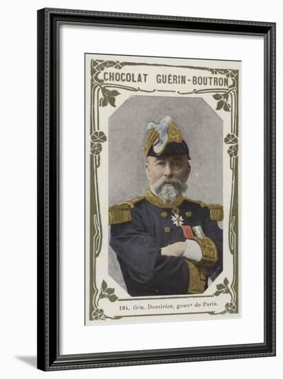 General Dessirier, Gouverneur De Paris-null-Framed Giclee Print