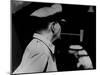 General Douglas Macarthur Smoking His Corn Cob Pipe-null-Mounted Photographic Print