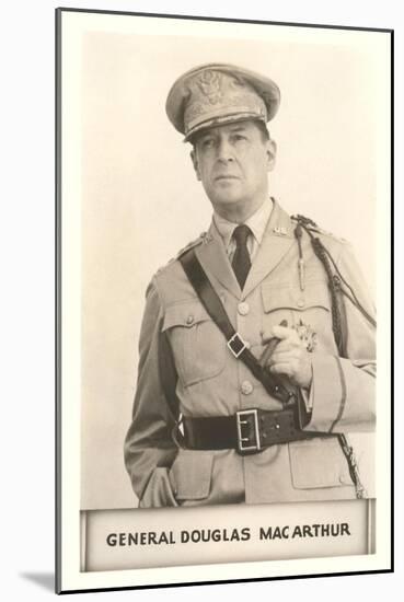 General Douglas Macarthur-null-Mounted Art Print