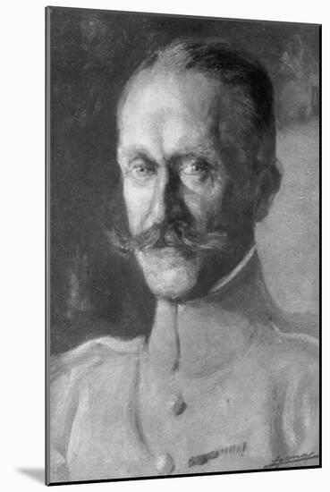 General Duval, Head of the French Air Force, 1918-null-Mounted Giclee Print