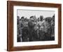 General Dwight D. Eisenhower Talking with Soldiers of the 101st Airborne Division-Stocktrek Images-Framed Photographic Print