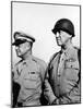 General Dwight Eisenhower, General George Patton, 1940's-null-Mounted Photo