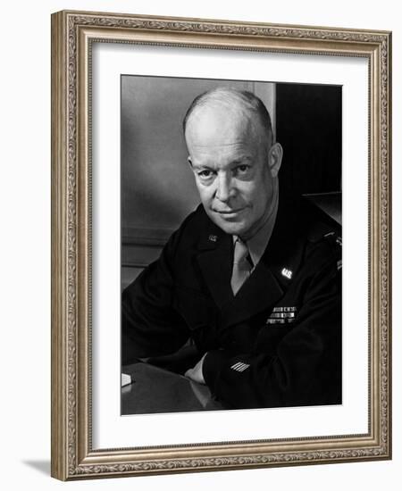 General Dwight Eisenhower-null-Framed Photo