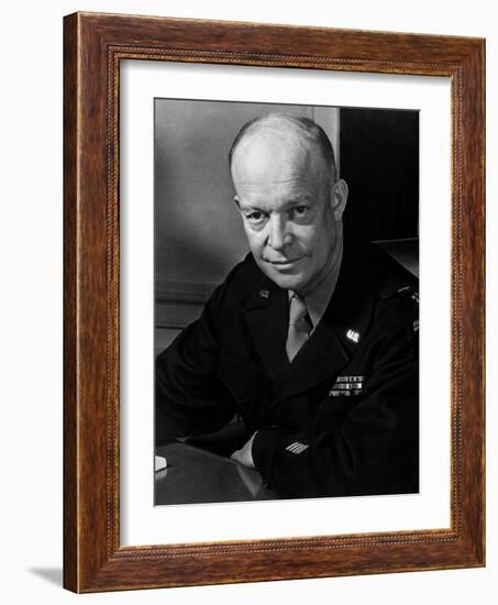 General Dwight Eisenhower-null-Framed Photo