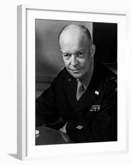 General Dwight Eisenhower-null-Framed Photo