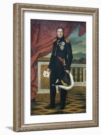 General Étienne-Maurice Gérard (1773–1852), Marshal of France-Jacques-Louis David-Framed Art Print