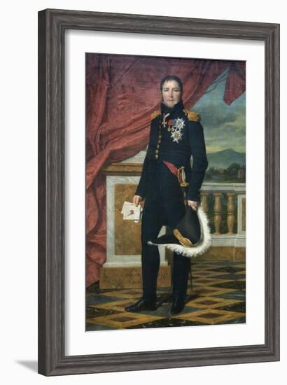 General Étienne-Maurice Gérard (1773–1852), Marshal of France-Jacques-Louis David-Framed Art Print