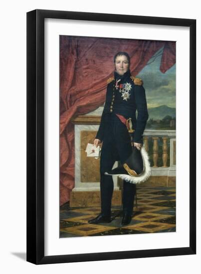 General Étienne-Maurice Gérard (1773–1852), Marshal of France-Jacques-Louis David-Framed Art Print