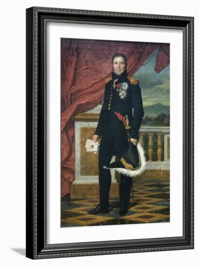 General Étienne-Maurice Gérard (1773–1852), Marshal of France-Jacques-Louis David-Framed Art Print