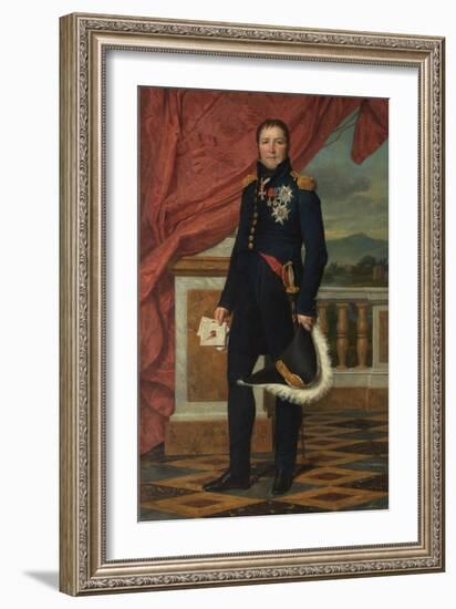 General Etienne-Maurice Gerard, 1816-Jacques Louis David-Framed Giclee Print