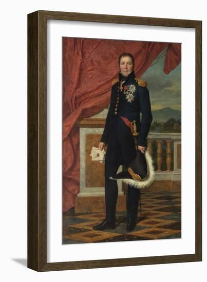 General Etienne-Maurice Gerard, 1816-Jacques Louis David-Framed Giclee Print