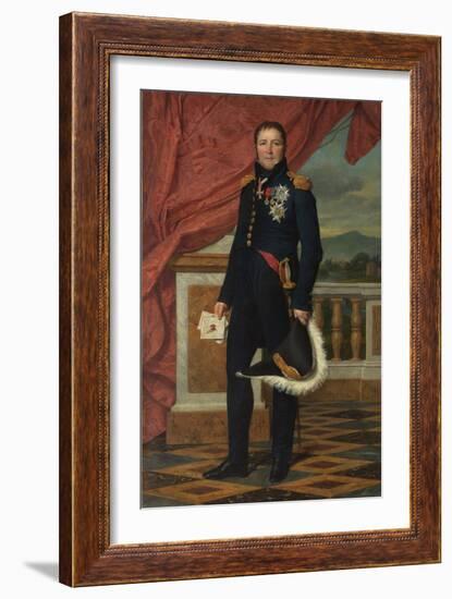 General Etienne-Maurice Gerard, 1816-Jacques Louis David-Framed Giclee Print