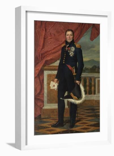 General Etienne-Maurice Gerard, 1816-Jacques Louis David-Framed Giclee Print