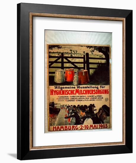 General Exhibition for Sanitary Milk Supply, 1903-German School-Framed Giclee Print