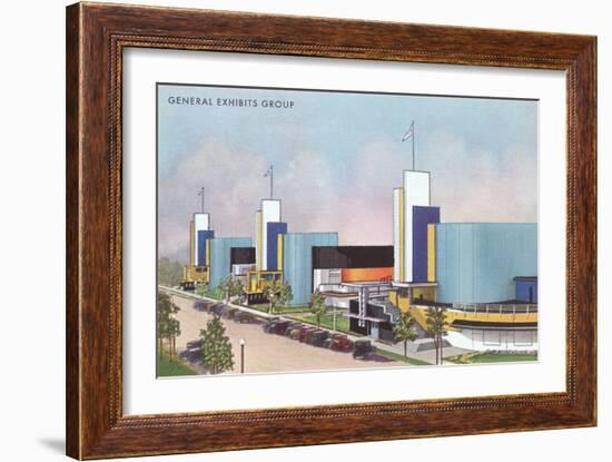 General Exhibits Group, Chicago World's Fair-null-Framed Art Print