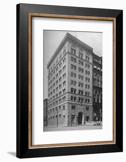 General exterior view, offices of the Brotherhood of Railroad Trainmen, Cleveland, Ohio, 1923-null-Framed Photographic Print