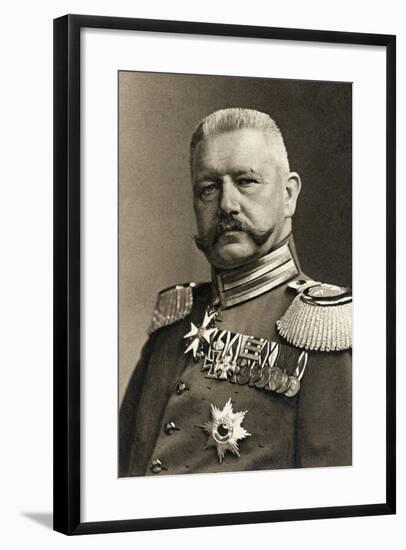 General Field Marshal Von Hindenburg, 1923-Albert Meyer-Framed Giclee Print