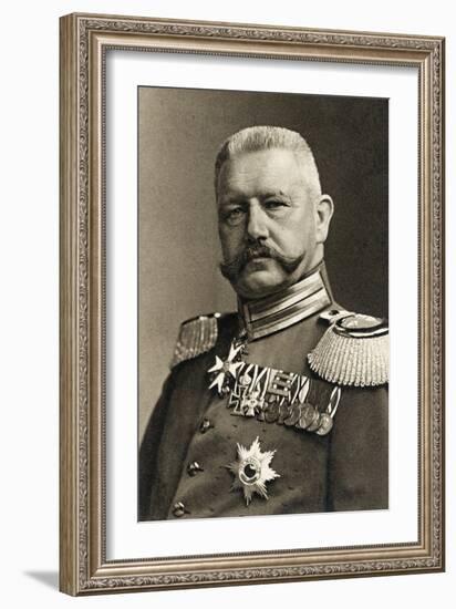 General Field Marshal Von Hindenburg, 1923-Albert Meyer-Framed Giclee Print