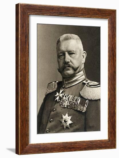 General Field Marshal Von Hindenburg, 1923-Albert Meyer-Framed Giclee Print