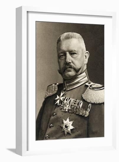 General Field Marshal Von Hindenburg, 1923-Albert Meyer-Framed Giclee Print