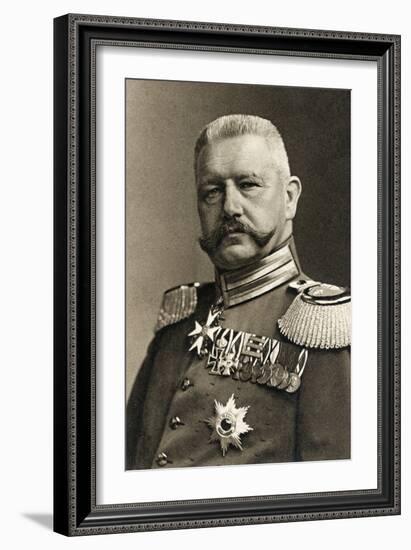 General Field Marshal Von Hindenburg, 1923-Albert Meyer-Framed Giclee Print