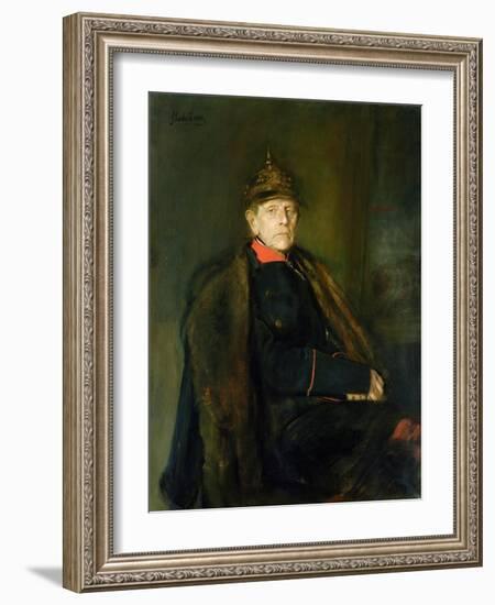 General Fieldmarshal Helmuth Graf Von Moltke, 1890-Franz Seraph von Lenbach-Framed Giclee Print